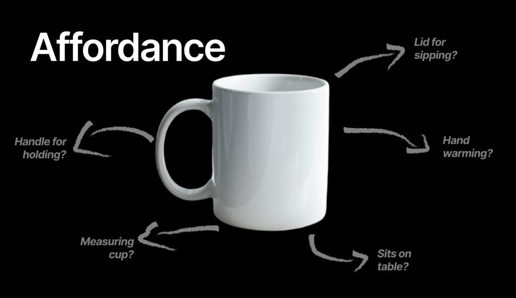 “Affordance”, A Crucial Feature for All Products